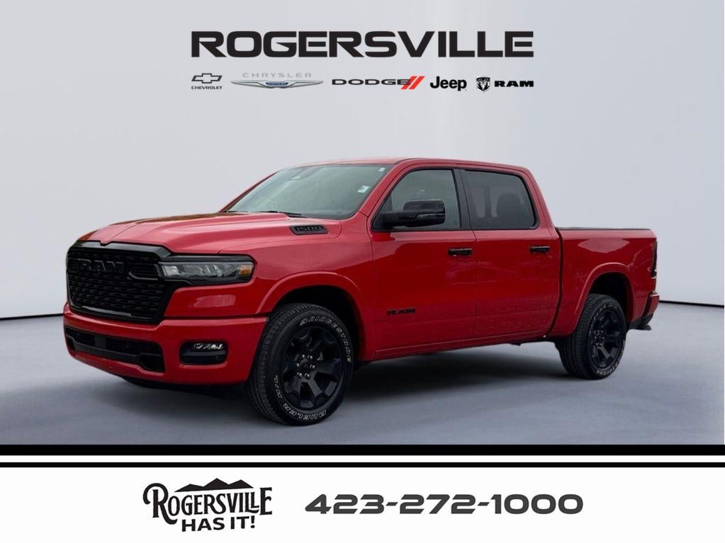 2025 RAM 1500 Big Horn in Red — front three-quarter view