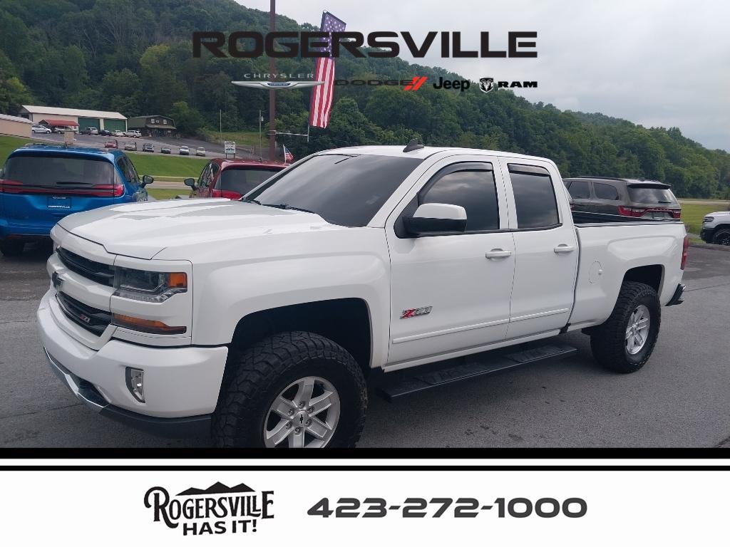 2016 Chevrolet Silverado 1500 LT in Summit White — front three-quarter view