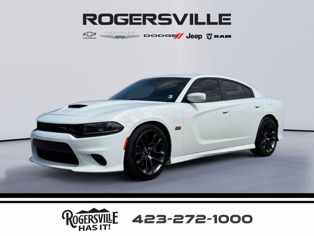 2022 Dodge Charger Scat Pack in White — front three-quarter view
