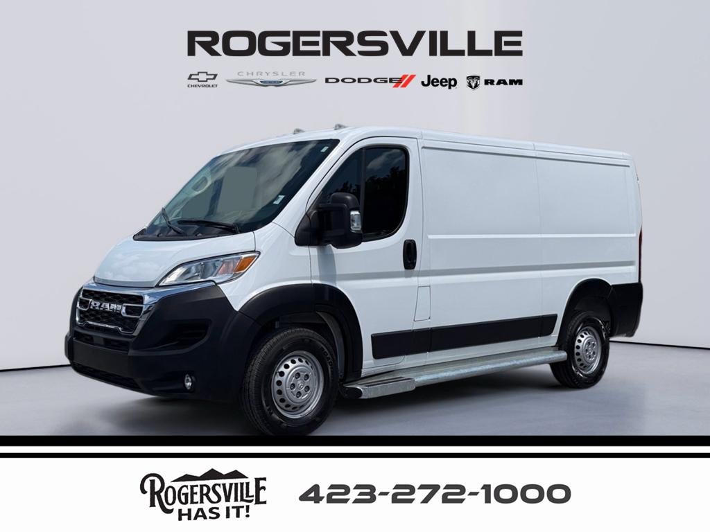 2025 RAM ProMaster Cargo Van Tradesman in White — front three-quarter view