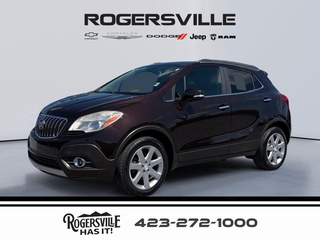 2015 Buick Encore Premium in (Includes (Bqu) Dark Cocoa Ash Lower Accent Color.) — front three-quarter view